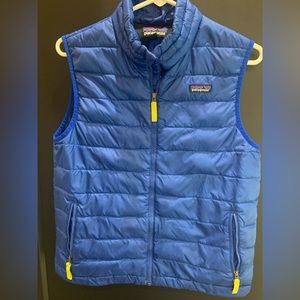 Patagonia boys down vest XL 14